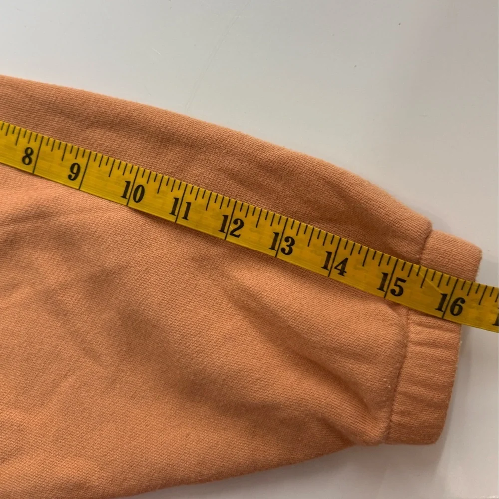 DONNI. Women’s Vintage Fleece Gem Cropped Hoodie in Penny Sz XS